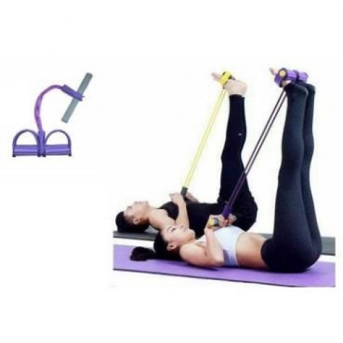 多功能四管彈力腳踏拉力器